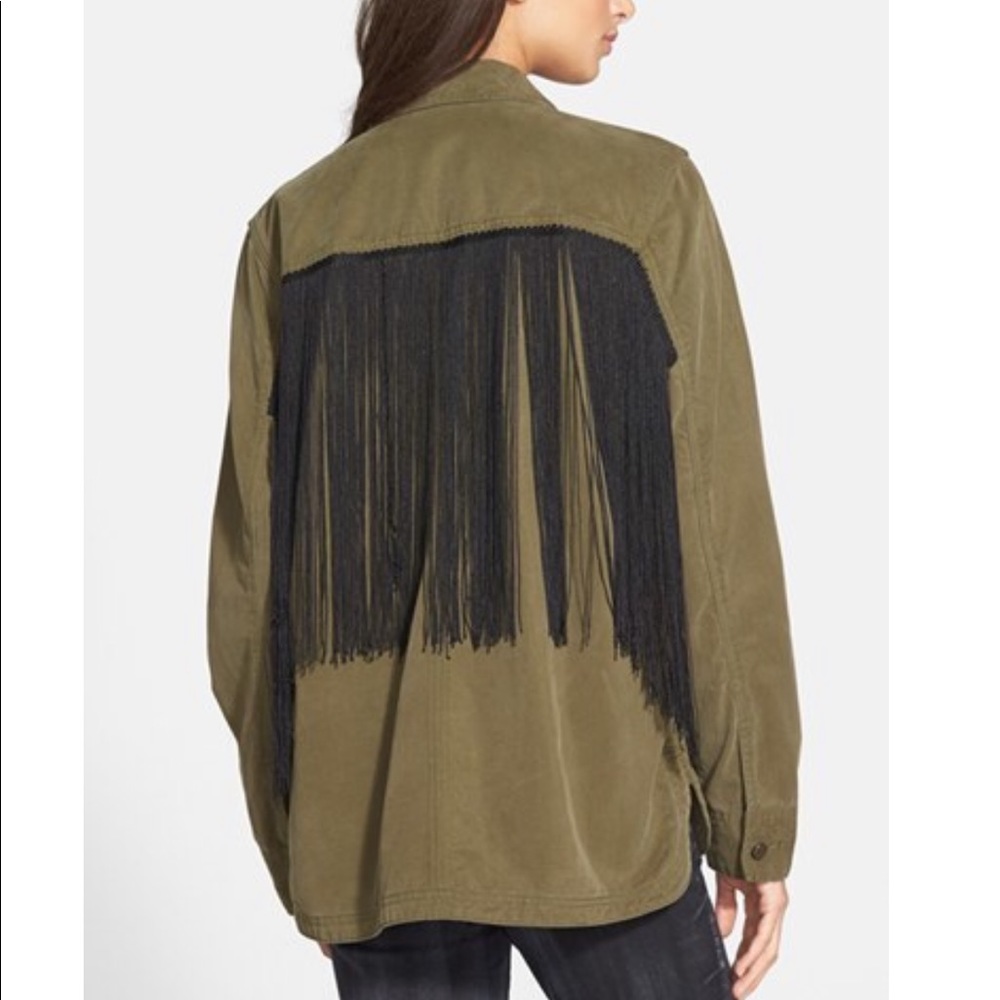 Blank, Army green jacket